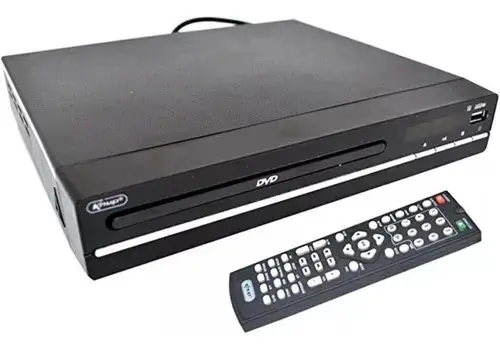 Dvd Player Knup KP-D120 Preto Mp3 Ripping Media Player USB Pen Drive thumbnail 2