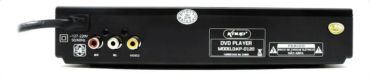 Dvd Player Knup KP-D120 Preto Mp3 Ripping Media Player USB Pen Drive thumbnail 3
