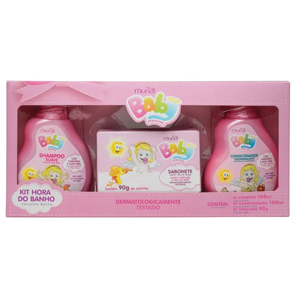 Kit Hora do Banho Baby Menina, Muriel - 1