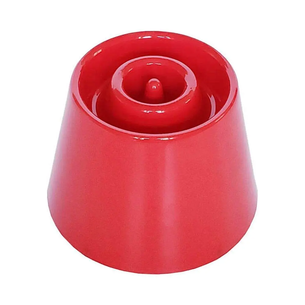 Comedouro Funcional Lento e Alto Dog Eat Vermelho Tamanho P para Cães