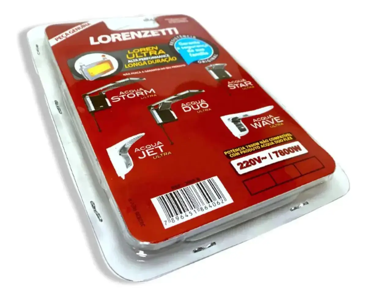 Resistência Lorenzetti para Ducha Acqua Ultra 220V 7800W 3065B thumbnail 3