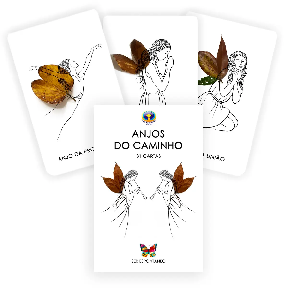 Cartas Anjos do Caminho | Oráculo Terapêutico com 31 Cartas Inspiradoras | Autoconhecimento, Espiritualidade e Mensagens Baseadas no Pathwork