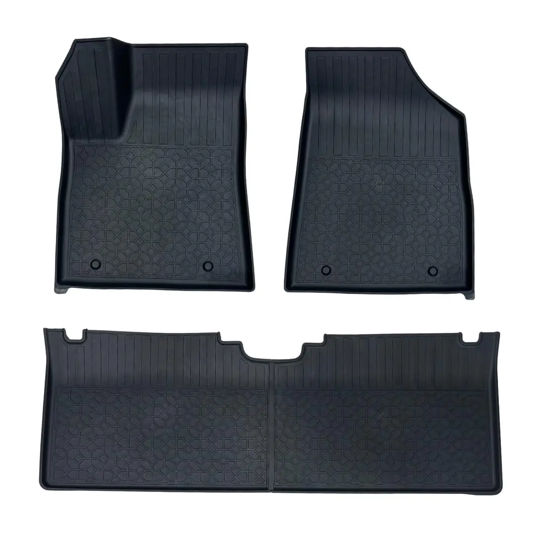 Tapete Bandeja 3D Grid Geely Ex2 2026 2027 Borda Elevada Borracha Premium Impermeável