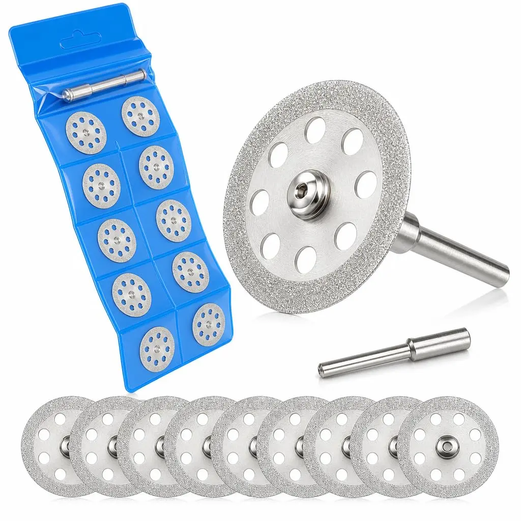10 Mini Discos Diamantados 22mm Micro Retífica | Mini Discos Diamantados 22mm 10 Unid Micro Retífica