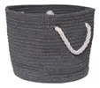 Cesto Square Gist Cotton Grey 25cm - Mimo Style - 1