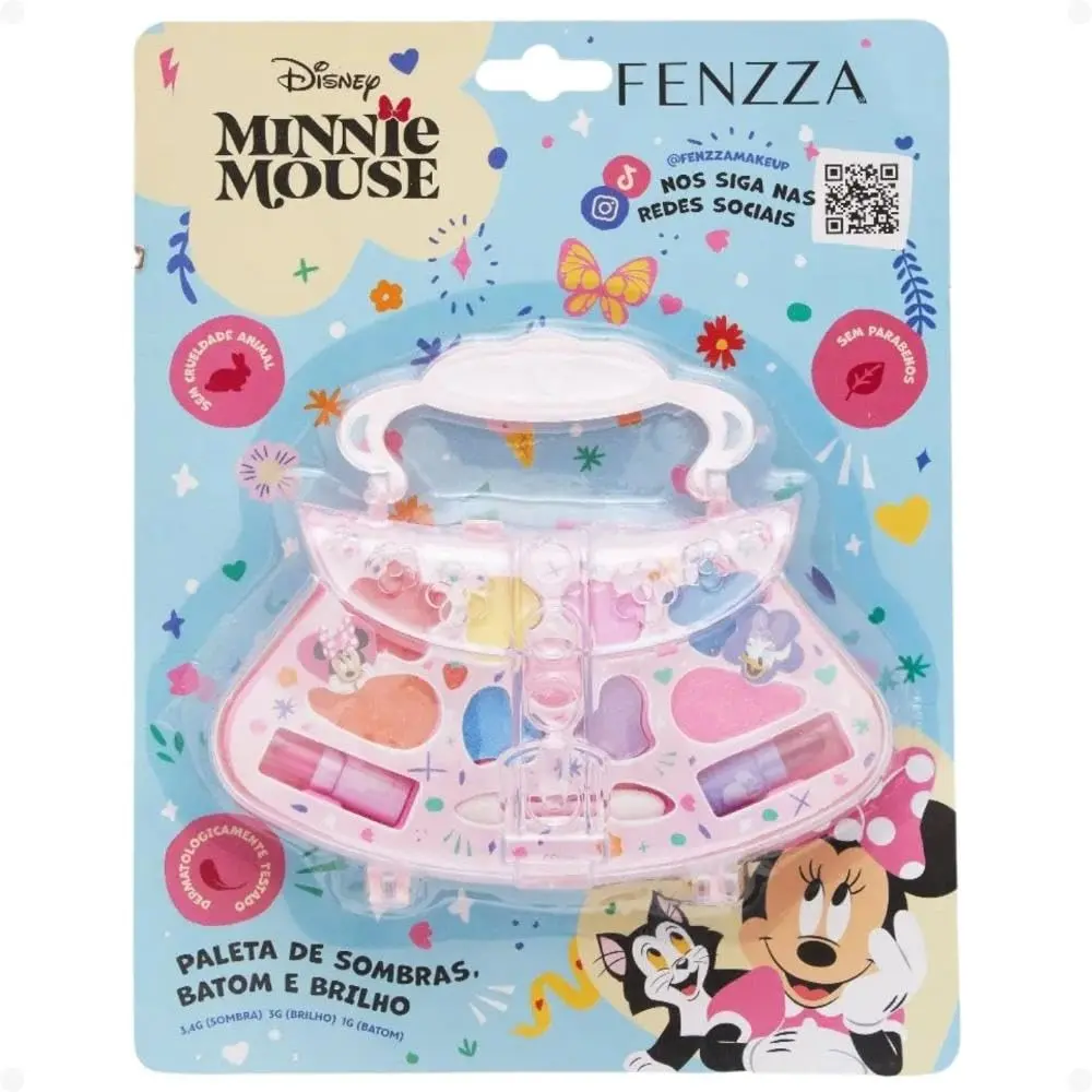 Kit de Maquiagem Fenzza Disney Teen Minnie | Ref DIS006