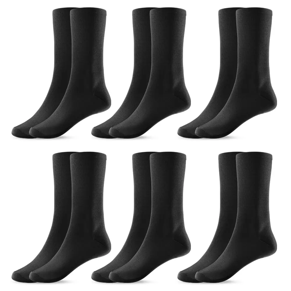 Kit 6 Pares de Meias Masculina Cano Médio 37 ao 44