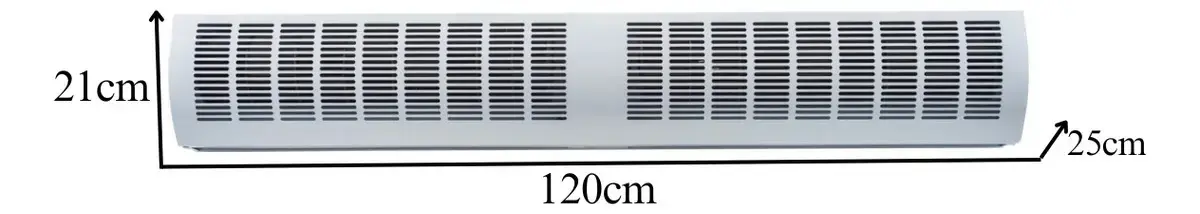 Cortina de ar 120cm com Controle Remoto Agratto Monofasico CAR12-02 thumbnail 4