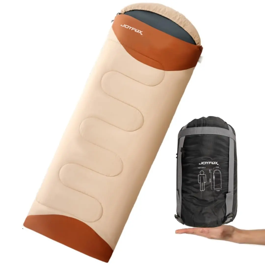 JOYFOX Saco De Dormir Térmico Casal Ou Solteiro Grande Patchworkable Lavável À Máquina Ultralight 1.3KG / 1.8KG -1,5ºc À -3,5ºc / -3ºc À -5ºc Camping - 1