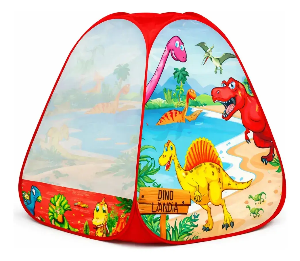 Barraca Infantil Tenda Cabana Dinossauros Grande Marca Ex Decor - 1