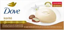 Kit Sabonete em Barra Dove Karité e Baunilha 90g 6 Unidades - 1