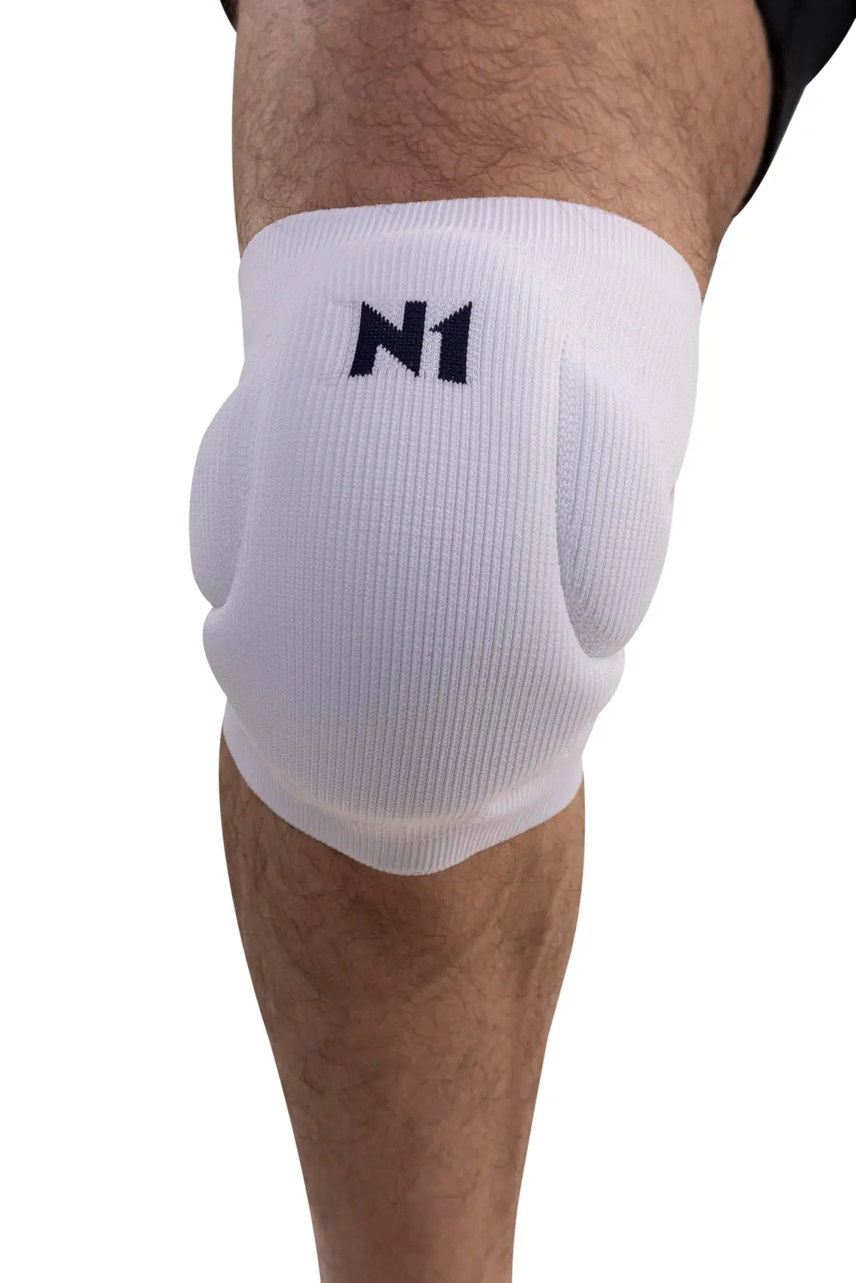 N1 Sport Joelheira Slide II Branco P Knit 3D Espuma 12mm Proteção Anatômico