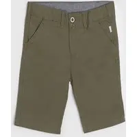 Infantil - Bermuda Sarja Hering Chino Verde