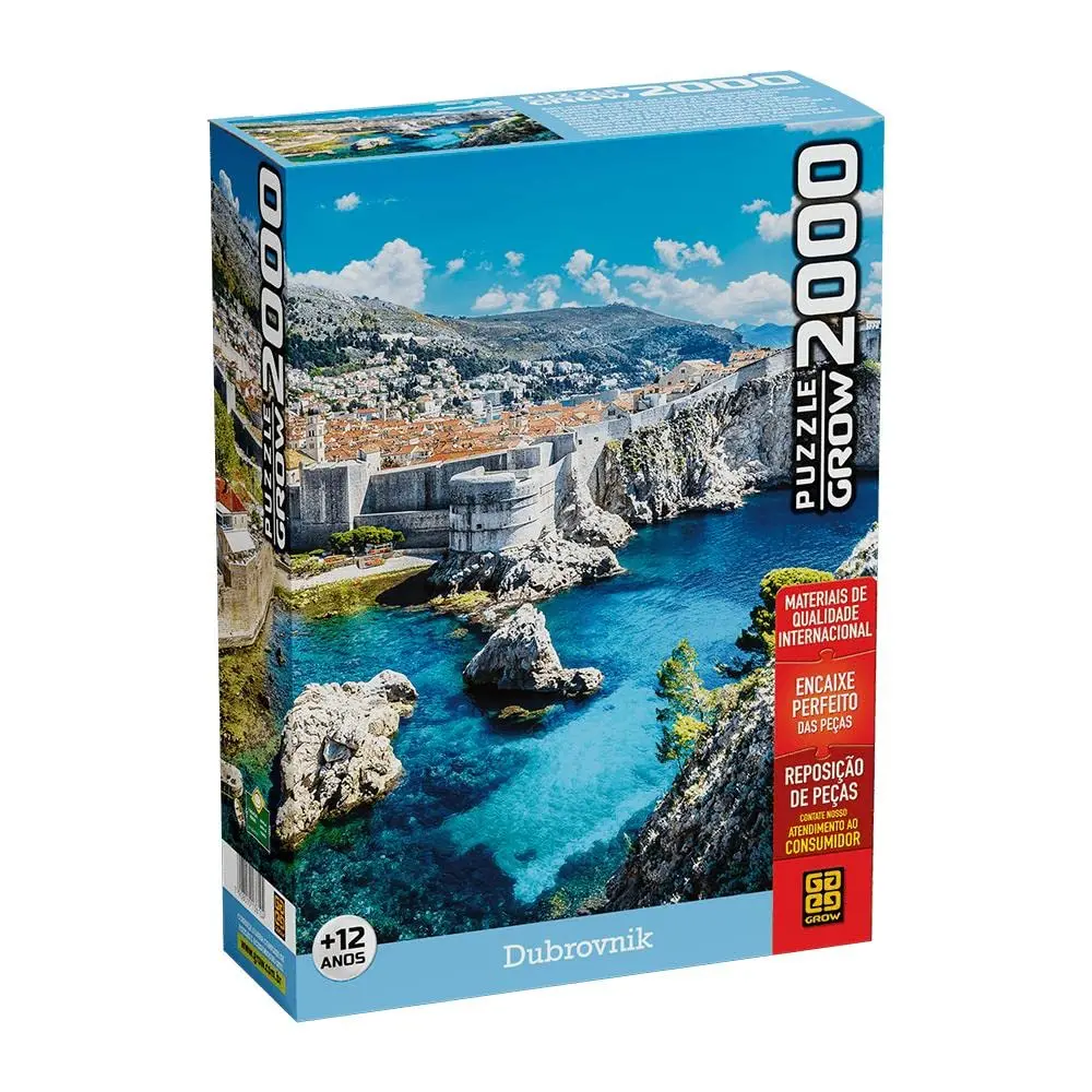 Quebra-cabeça P2000 Dubrovnik Grow Multicor - 1