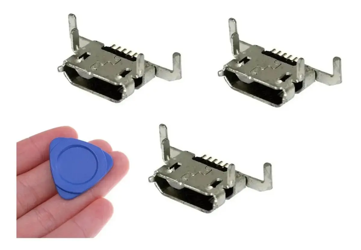 3 Conectores Micro Usb Compatível Xbox One Carregar Carga P2