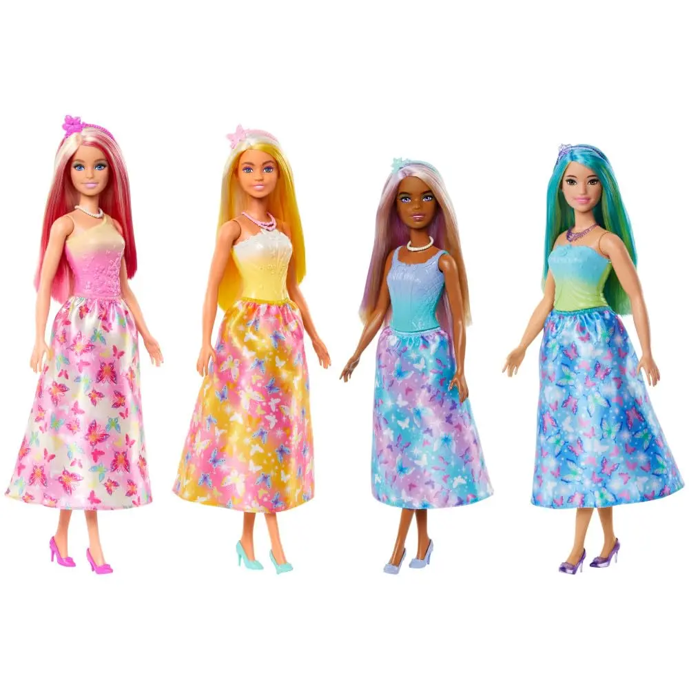 Barbie, Boneca Sortida, Donzela Vestido dos Sonhos com Cabelo e Acessórios Coloridos, para Meninas Acima de 3 anos (Não é Possível Escolher a Boneca) - 1