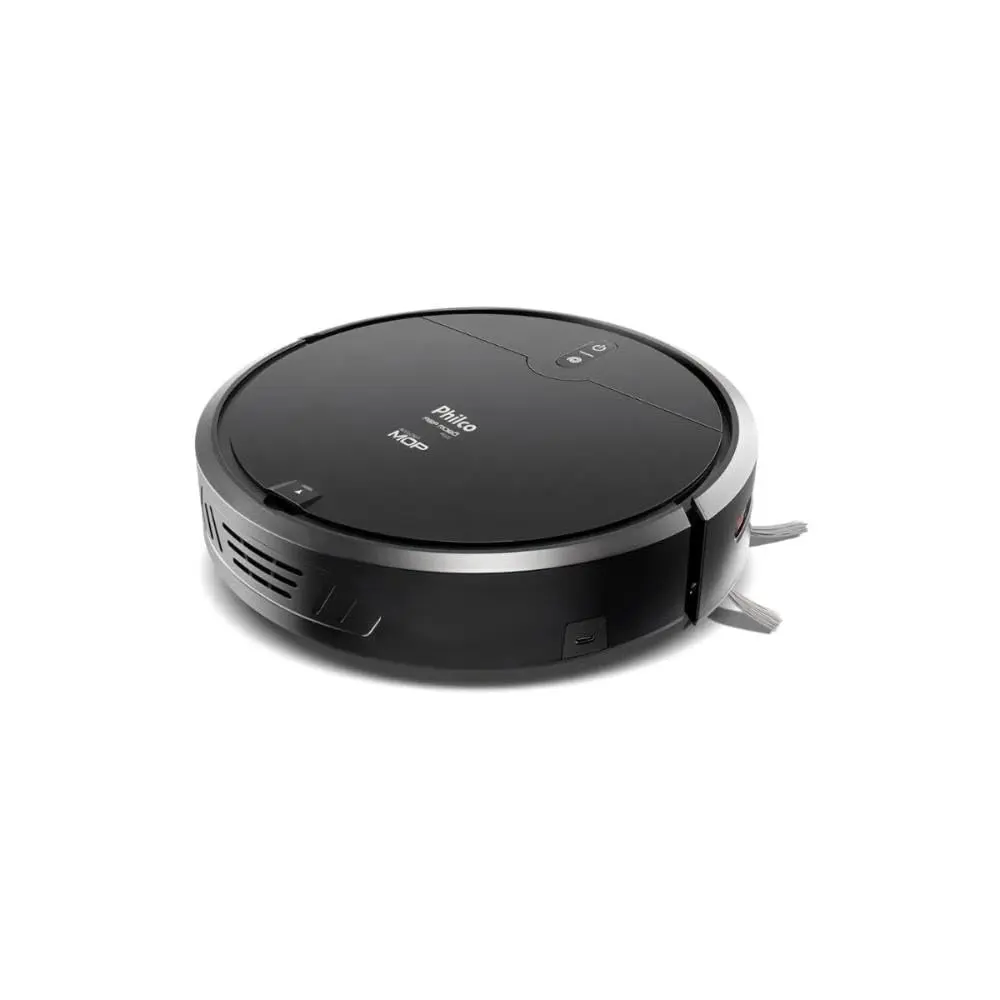 Philco Aspirador Robô 3 em 1 Com MOP PAS23 Preto Bivolt Anticolisão