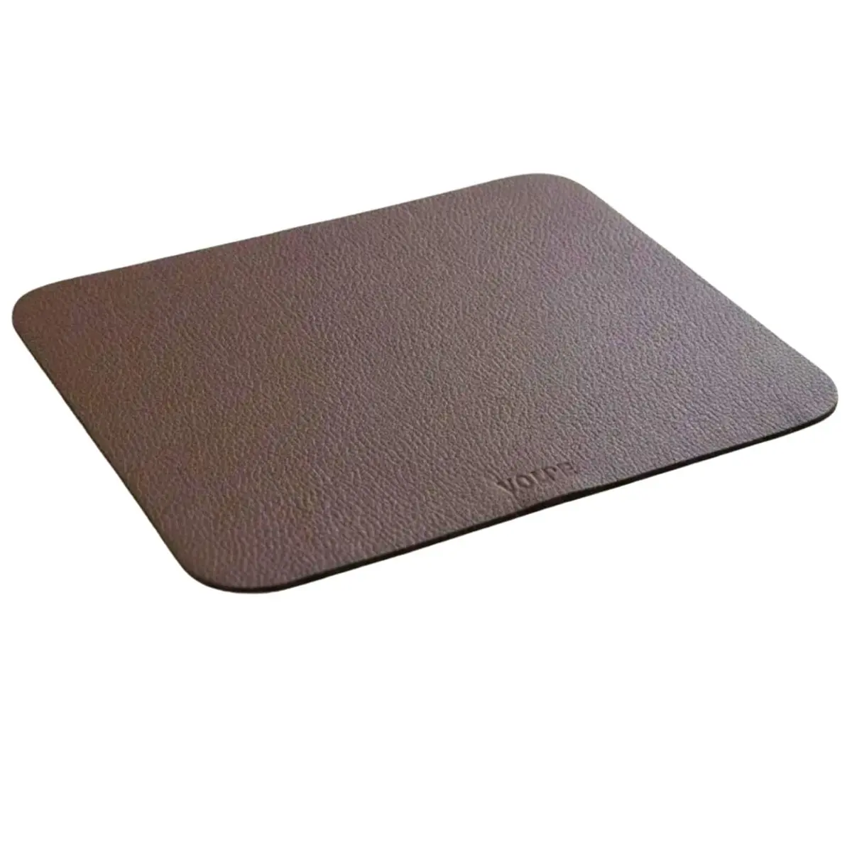 Mouse Pad Mousepad Couro Legítimo (Marrom) - 1