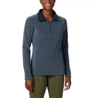 BLUSAO COLUMBIA FEMININO GLACIAL IV 1/2 ZIP Azul Marinho