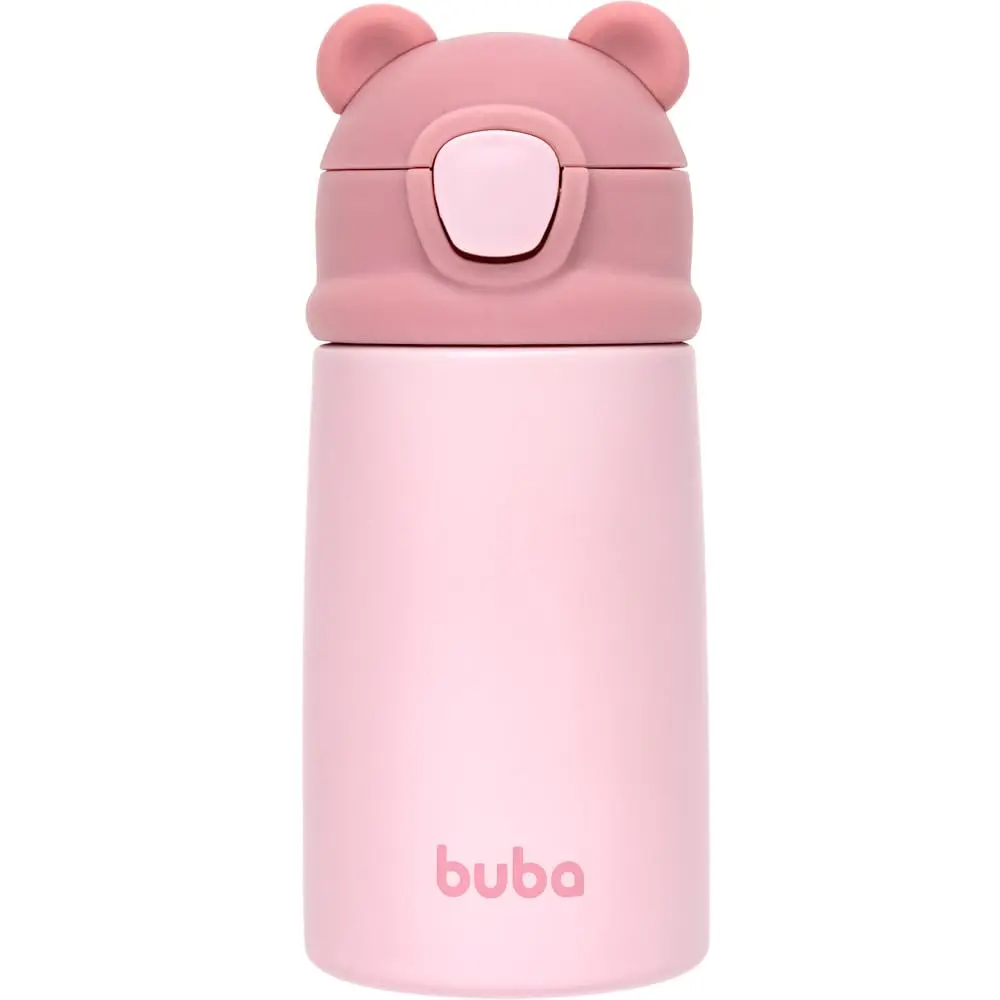 Buba, Copo Térmico Parede Dupla Ursinho Rosa