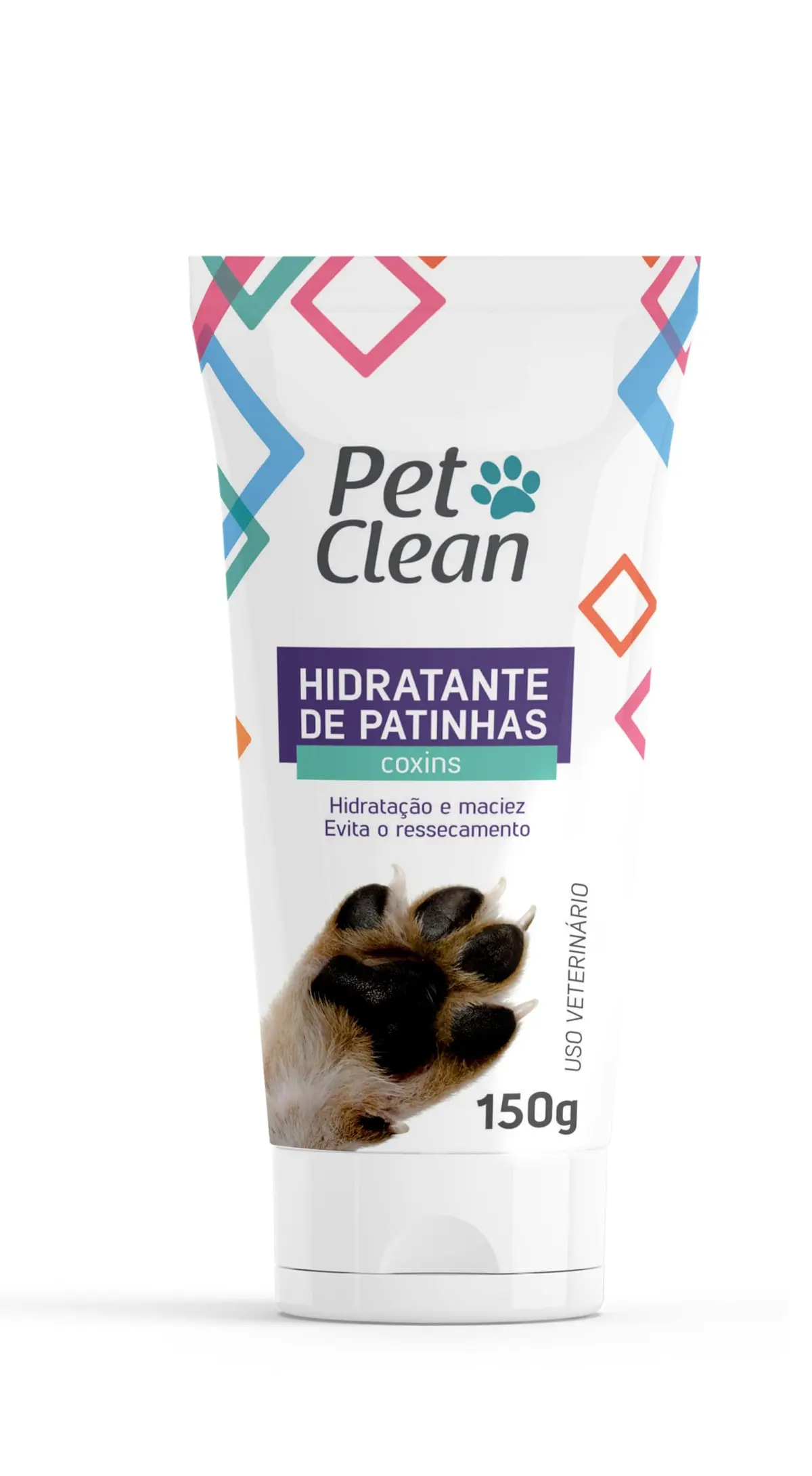 Hidratante de Patinha 150g, Pet Clean | Hidrata e amacia os coxins e ajuda a evitar rachaduras nas patinhas dos cães