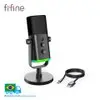 Microfone Dinâmico Fifine AM8 ARGB XLR/USB - 1
