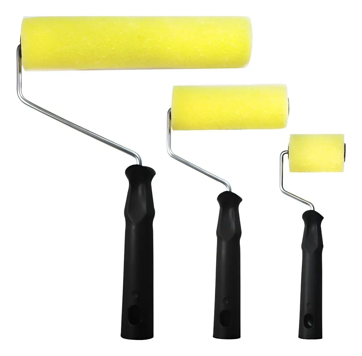 Kit De Pintura 3 Rolos De Espuma Poliéster 15cm/9cm/5cm | Kit ideal para pintura - 1