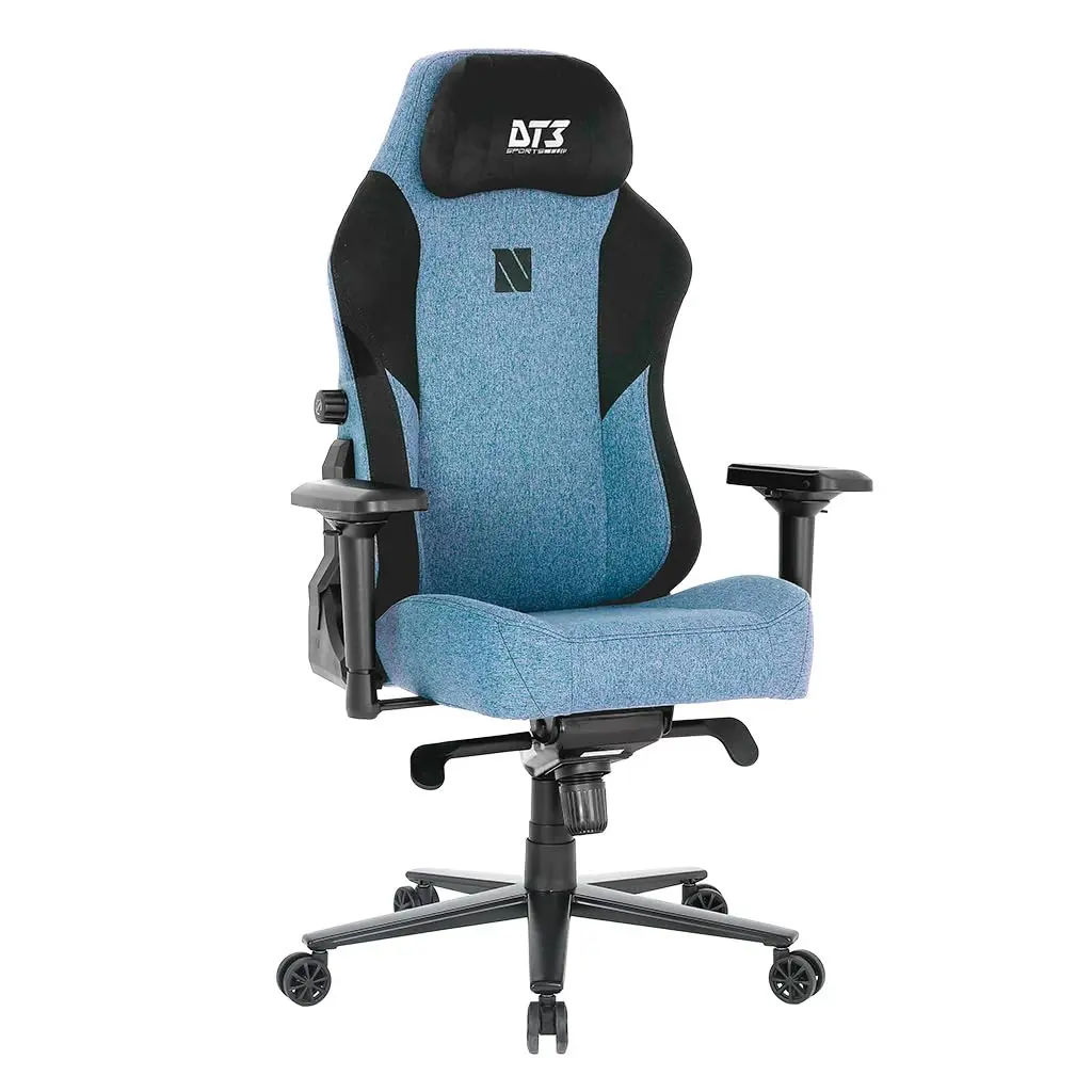 Cadeira Gamer DT3 Nero, Revestimento com Tecido DT3 Max2Weave, almofada magnética, apoio lombar integrado, braços 4D+, suporta até 140 e altura máx. de 1,85m(Cloud) - 1