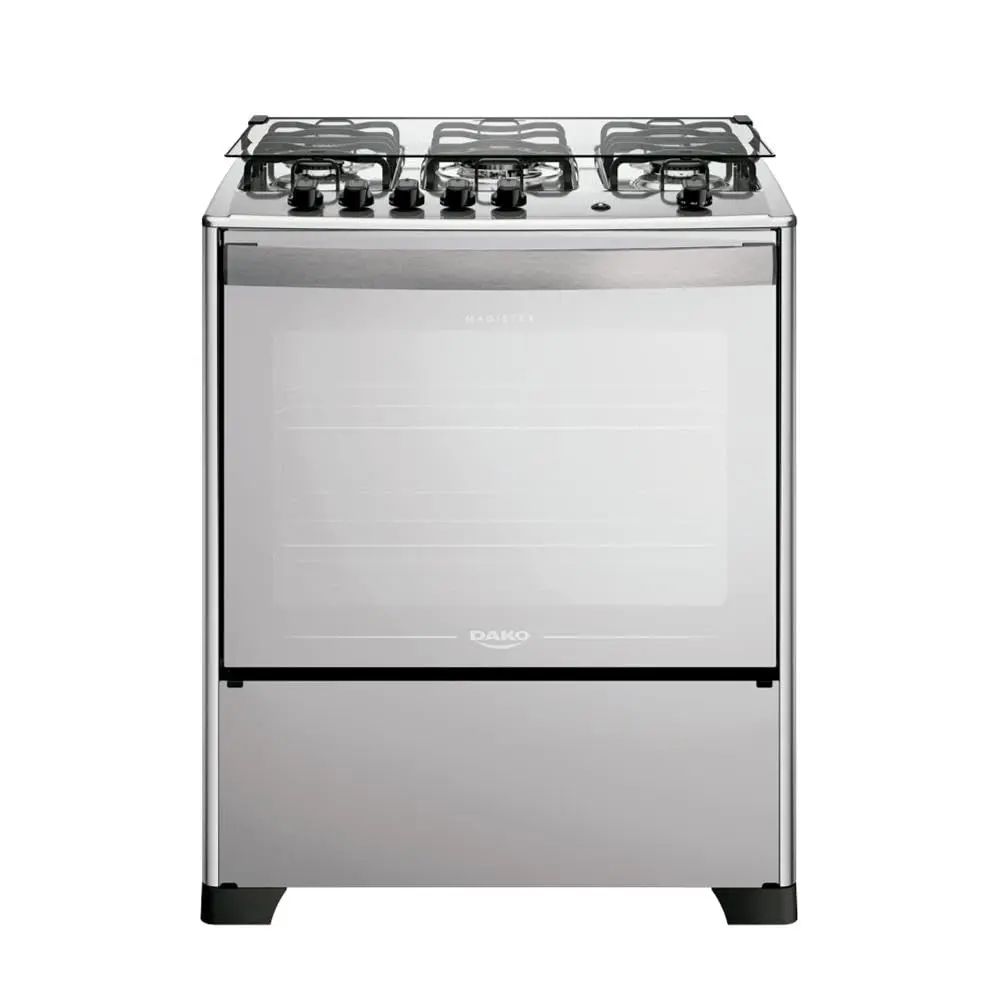 Fogão 5 Bocas Espelhado com Mesa Inox Dako Magister Inox Style Bivolt - 1