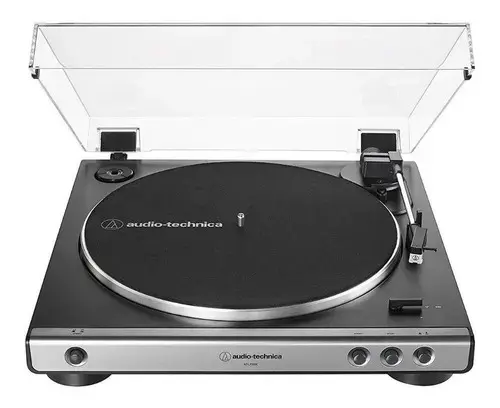 Mesa giratória Audiotechnica AT-LP60x-GM Vinyl Color Gum Metal