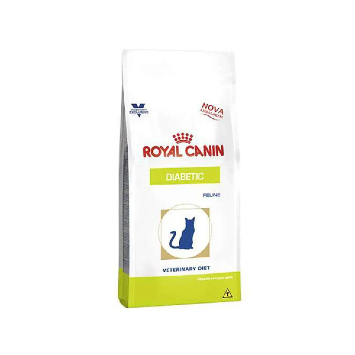 ROYAL CANIN Ração Feline Veterinary Diet Diabetic para Gatos Adultos com Diabetes 1,5kg Raça Adulto - 1