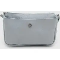 Bolsa Feminina Capodarte Couro Alça Regulável Azul Claro