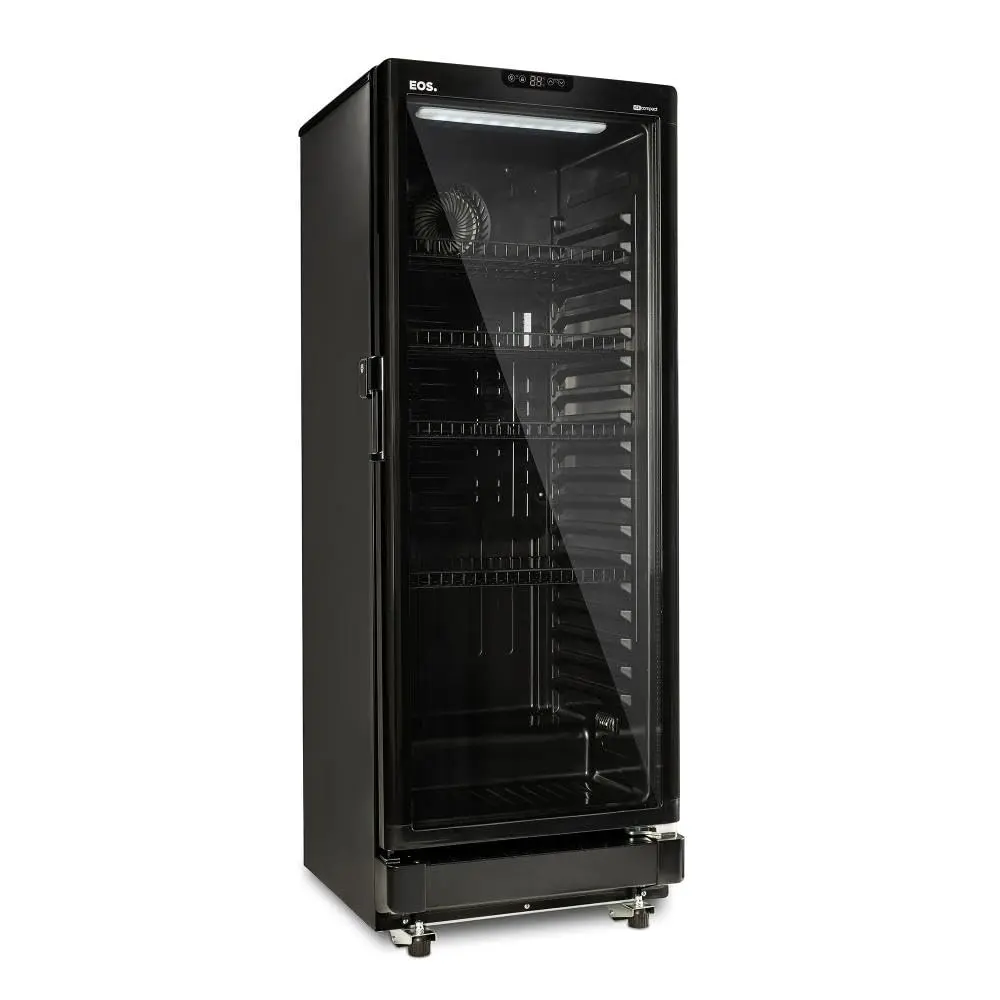 Refrigerador Expositor Vertical Eos 231 Litros Eco Gelo Digital All Black Eev210p 110v - 1
