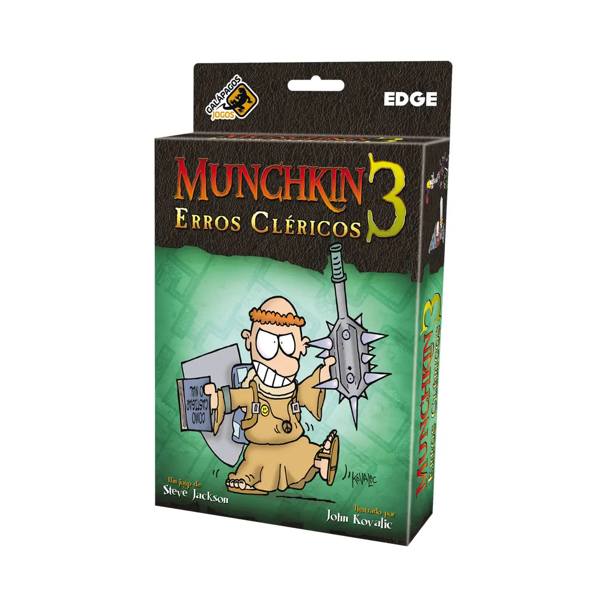 Galápagos, Munchkin 3: Erros Cléricos (Expansão), Jogo de Cartas para Amigos, 3 a 6 jogadores, 60 a 90 minutos por partida - 1