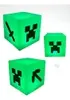 Luminária de Mesa Minecraft Gamer Preto e Verde - 1