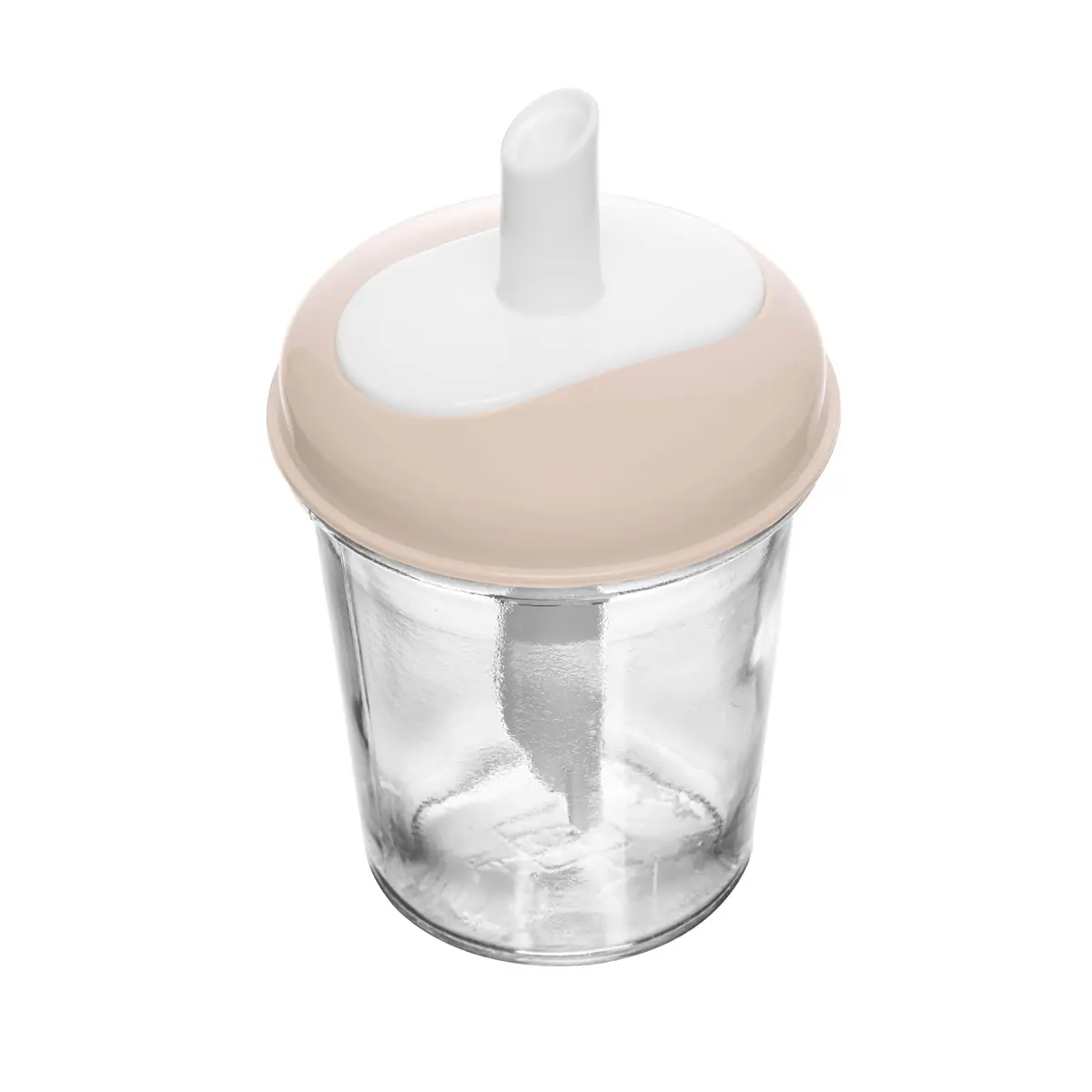 LYOR - Açucareiro com Tampa Dosadora Siena 320ml Bege Vidro