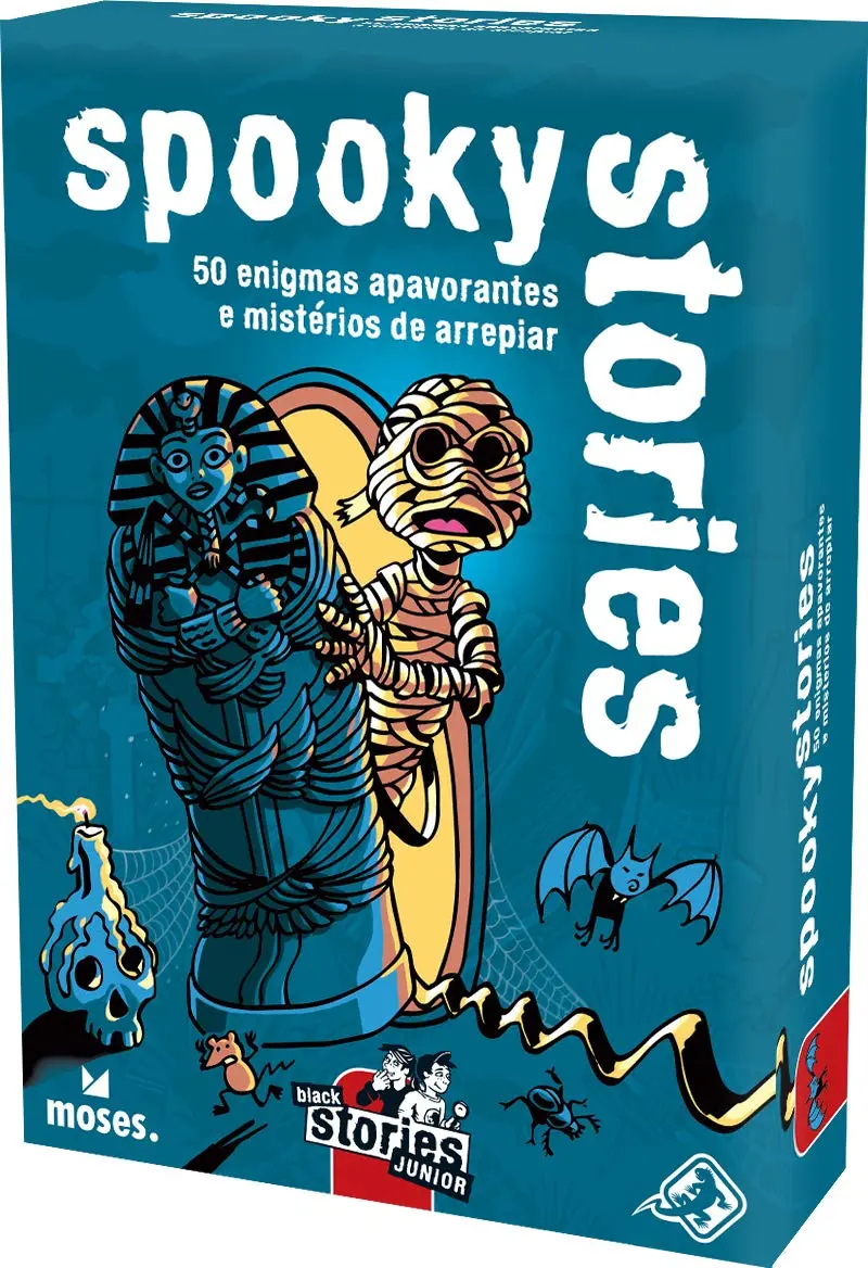 Galápagos, Histórias Horripilantes (Spooky Stories), Jogo de Enigmas Cooperativo, 2+ jogadores, 15min