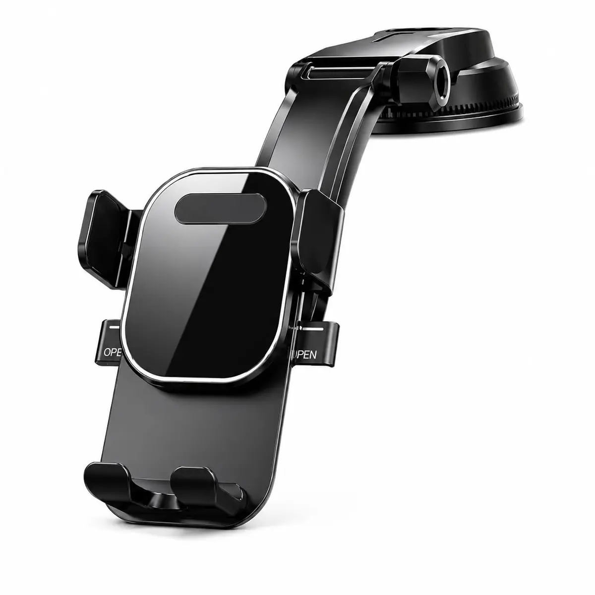 Suporte Veicular Celular GPS Ventosa Trava Automática Painel Para-Brisa