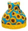 Vestido Bebe Menina Infantil Com Tiara 100% Algodão Girassol - 1