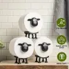 Suporte de papel higiênico ovelha decoração banheiro (3 pcs) - 1