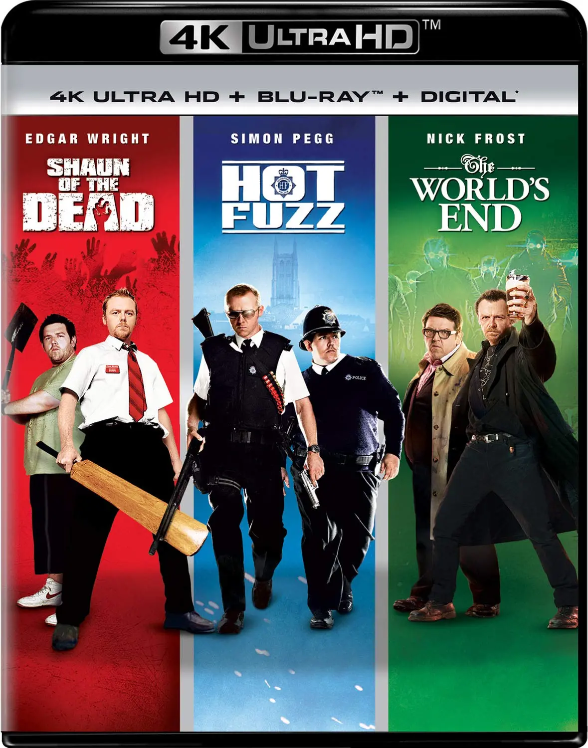 World's End / Hot Fuzz / Shaun Of The Dead Trilogy (4K Ultra Hd/Blu-Ray/Digital)