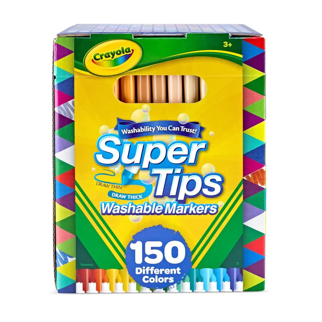 Crayola Marcadores SuperTips 150 quilates - 1