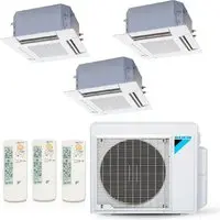 Ar-Condicionado Multi Split Inverter Daikin 23.000 BTUs (2x Evap Cassete 4 Vias 9.000 + 1x Evap Cassete 4 Vias 12.000) Quente/Frio 220V - 1