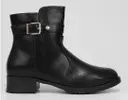 Bota Cano Curto Mooncity Fivela Feminina - 1