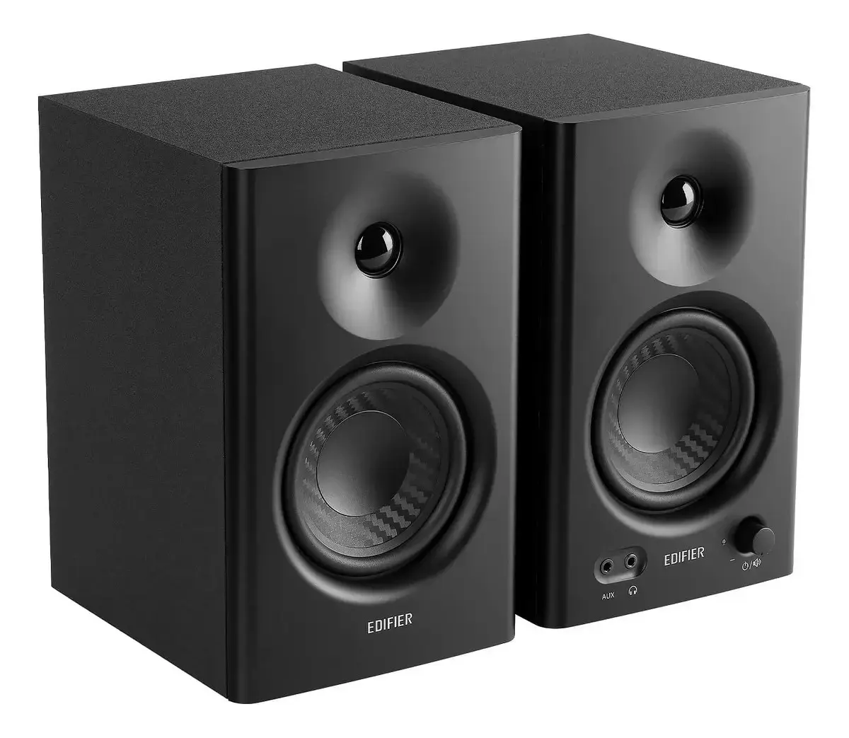 Alto-falantes Edifier Mr4 Studio Monitor 42w Rms 2.0 4 polegadas, cor preta