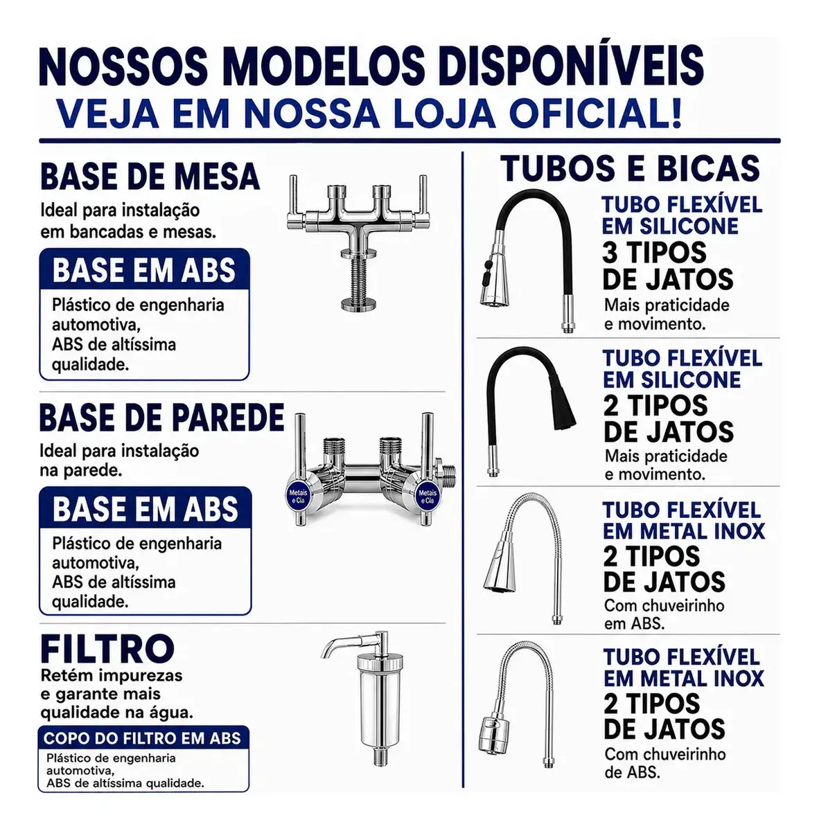 Torneira Com Filtro 3 Jatos Para Cozinha Gourmet de Parede Preta Silicone Flexível Bica Móvel 3 Jatos Modelo Moderno para Pia Água Fria thumbnail 8