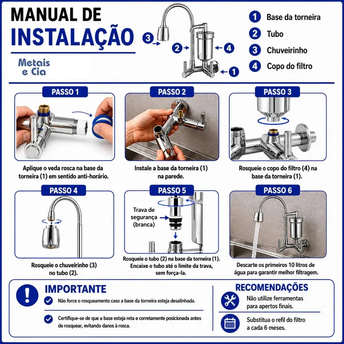 Torneira Com Filtro 3 Jatos Para Cozinha Gourmet de Parede Preta Silicone Flexível Bica Móvel 3 Jatos Modelo Moderno para Pia Água Fria thumbnail 10