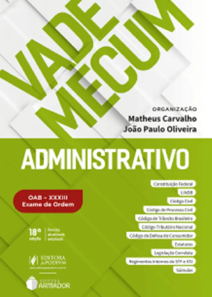Vade Mecum Administrativo Oab Xxxiii Exame De Orde