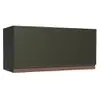 Armário Aéreo Madesa Reims 70 cm 1 Porta - Preto - Preto - 1