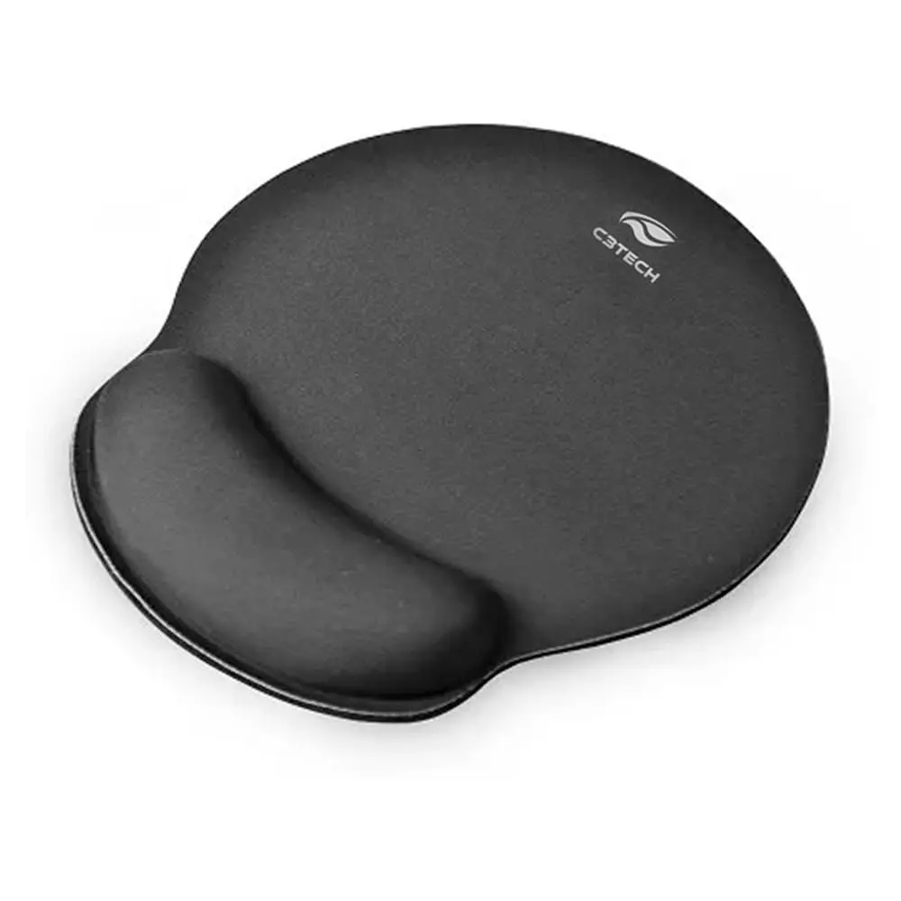 C3TECH MP-100 - Mouse Pad Com Apoio Em Gel, Preto